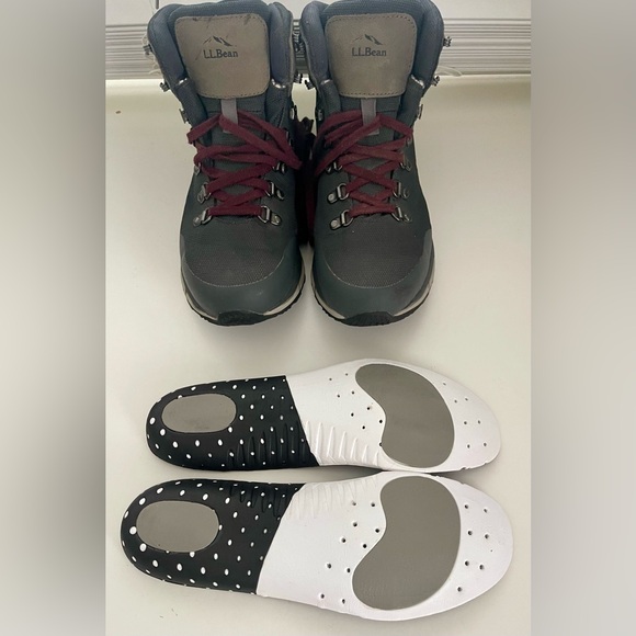 LL Bean Women’s Alpine Hiking Boots Model 507250 Grey Size 7.5 - Picture 3 of 11